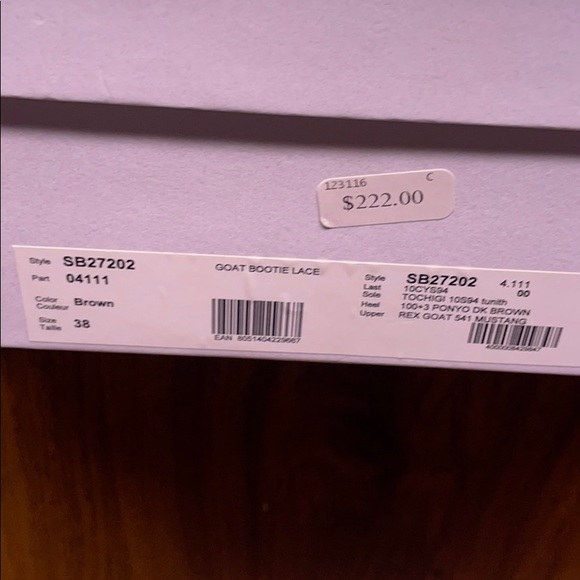 See Chloe 4” bootie Dk Brown -EUC - Picture 6 of 8